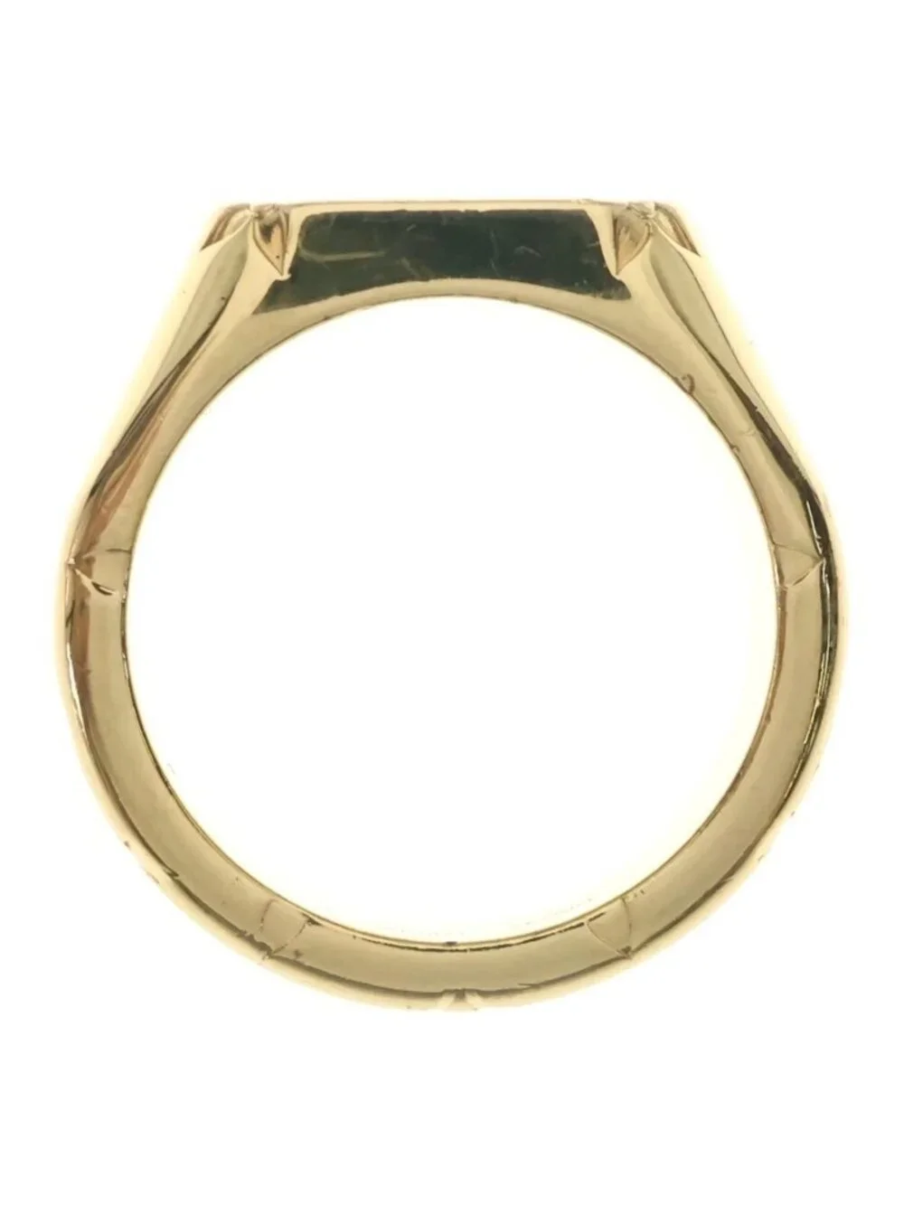 Louis Vuitton Signet Ring Monogram Gold